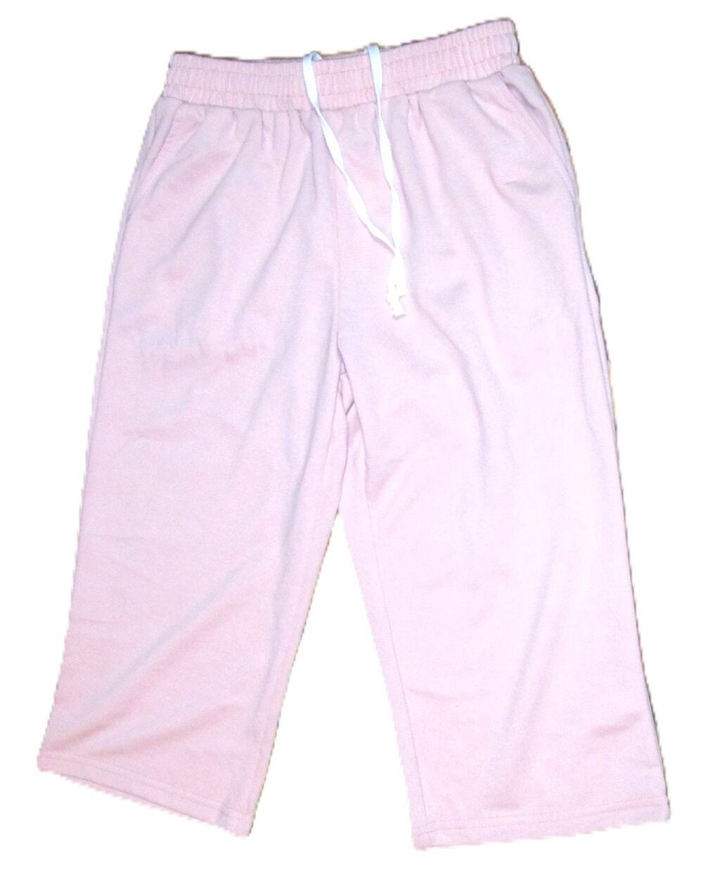 JoyMotion Girls Pink Sweatpants Size 11-12Y Elastic Waist Wide Leg Lounge Pants